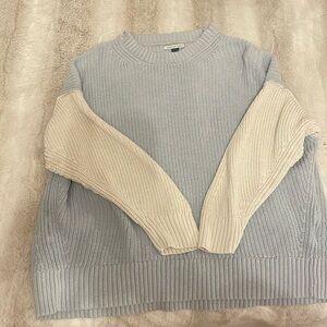 Blue/ White Sweater